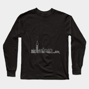 Venice at Night: A Single Line of Dreams Long Sleeve T-Shirt